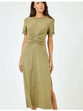 LSpace Women’s Drew Dress midi-length size SM in Green New With Tags